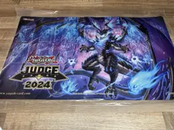 Veidos the Dragon of Endless Darkness 2024 Yu-Gi-Oh Judge Playmat Mat SEALED New - Image 1