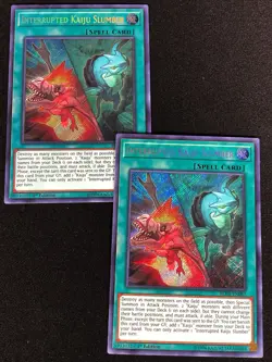 Yugioh Interrupted Kaiju Slumber BLHR-EN087 1ST SECRET X2 (NM) - Image 1