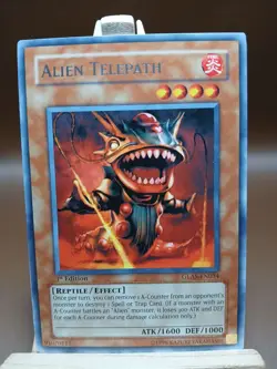 Yugioh! LP Alien Telepath - GLAS-EN034 - Rare - 1st Edition - Image 1