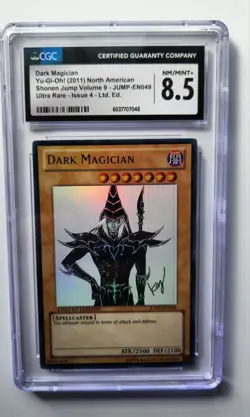 yu gi Oh Dark Magician jump-en049 Ultra Rare Limited Edition nm/m grade 8.5 - Image 2