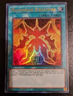 Mathmech Equation BLMR-EN092 1st Edition Ultra Rare Monstrous Revenge Yu-Gi-Oh! - Image 1