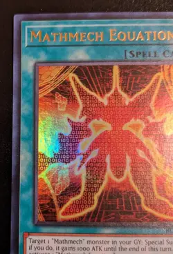 Mathmech Equation BLMR-EN092 1st Edition Ultra Rare Monstrous Revenge Yu-Gi-Oh! - Image 2