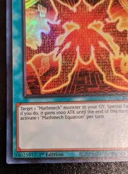 Mathmech Equation BLMR-EN092 1st Edition Ultra Rare Monstrous Revenge Yu-Gi-Oh! - Image 4