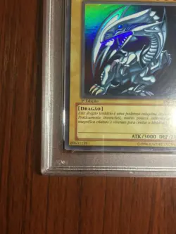 2002 Yu-Gi-Oh! Blue-Eyes White Dragon SDK-001 DIK-P001 1st Edition PSA 7 - Image 5