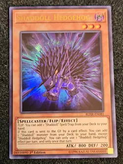 Yugioh Shaddoll Hedgehog BLHR-EN081 Ultra 1st Edition Near Mint - Image 1