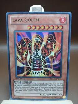 MP Yu-Gi-Oh Card: Lava Golem SDMA-EN014 Ultra Rare 1st Edition - Image 1