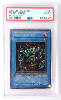 Yu-Gi-Oh! - 1st Edition Relinquished 2003 SDP-001 PSA 8 - Image 1