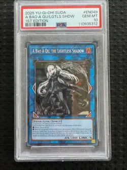 A BAO A QU, THE LIGHTLESS SHADOW SUDA-EN049 SECRET RARE 2025 PSA 10 - Image 1