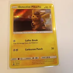 Pokemon TCG Detective Pikachu - #SM190 - Black Star Promo - Holo Card MP - Image 2