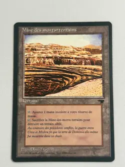 Strip Mine (Mine de morts-terrains) - French FBB Renaissance 1995 MTG card [NM] - Image 1