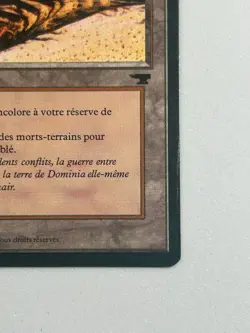 Strip Mine (Mine de morts-terrains) - French FBB Renaissance 1995 MTG card [NM] - Image 5