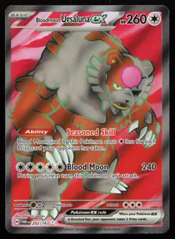 Bloodmoon Ursaluna ex 202/167 Ultra Rare SV06: Twilight Masquerade Pokemon Card - Image 1