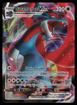 Salamence VMAX 144/189 Ultra Rare SWSH03: Darkness Ablaze Pokemon Card - Image 1