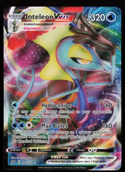 Inteleon VMAX 050/192 Ultra Rare SWSH02: Rebel Clash Pokemon Card - Image 1
