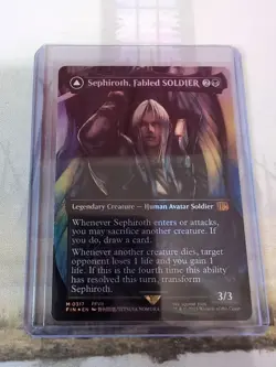 MTG - Sephiroth, Fabled SOLDIER (0317) (Borderless) Final Fantasy Foil - Image 1