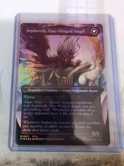 MTG - Sephiroth, Fabled SOLDIER (0317) (Borderless) Final Fantasy Foil - Image 2