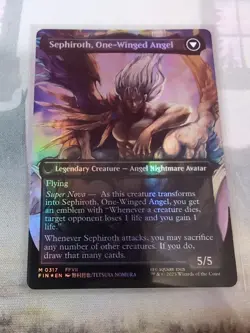 MTG - Sephiroth, Fabled SOLDIER (0317) (Borderless) Final Fantasy Foil - Image 4