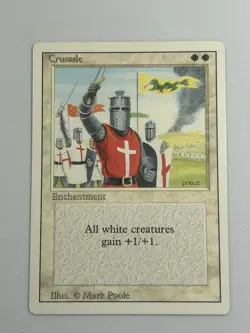 Crusade 3rd Edition Magic mtg Light Play, English x1 - Image 1