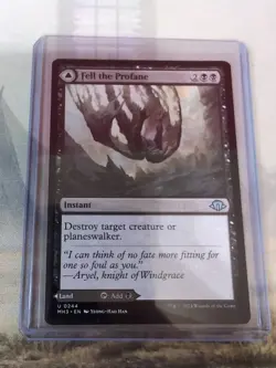 MTG - Fell the Profane / Fell Mire - Regular Non-foil - Modern Horizons 3 - Image 1