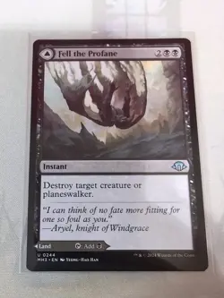 MTG - Fell the Profane / Fell Mire - Regular Non-foil - Modern Horizons 3 - Image 3