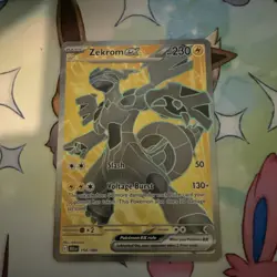 Pokemon TCG Zekrom EX 158/086 Secret Rare Sv: Black Bolt A - Image 1