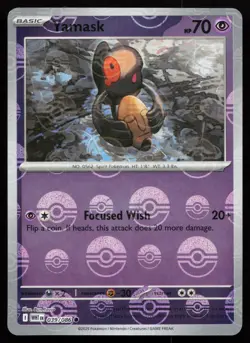 Yamask 039/086 White Flare (Poke Ball Pattern) Pokemon Cards - Image 1