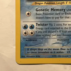 Kingdra 19/64 Neo Revelation Non Holo Rare Vintage Pokemon Card - Image 2