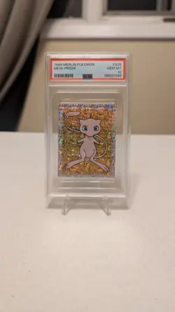 1999 Merlin Pokemon Mew - Prism PSA 10 Gem Mint - Image 1
