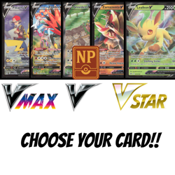 POKEMON V STAR VMAX CHOOSE YOUR OWN CARD NEAR MINT!! - Image 1