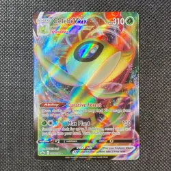 2021 Pokemon SWSH Chilling Reign - Celebi Vmax Full Art Holo 008/198 NM/MT+ - Image 1