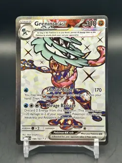 2024 Pokemon Greninja EX Twilight Masquerade Ultra Rare #198/167 - Image 1