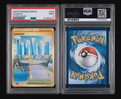 2025 Pokemon Scarlet And Violet Levincia #244 PSA 9 MINT - Image 1