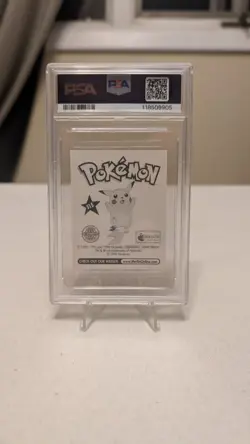 Pokemon 1999 Gengar #S15 Merlin Prism Sticker PSA 8 - Image 2