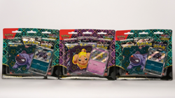 LOT OF 3 - SEALED Pokemon Paldean Fates Tech Sticker Collection Fidough/Maschiff - Image 3