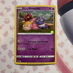 Pokemon TCG Galarian Slowpoke SWSH126 Black Star Promo NM - Image 1