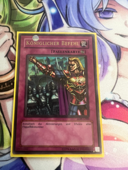 ROYAL COMMAND GERMAN ULTRA RARE LON-080 G080 LIGHT PLAY YUGIOH - Image 1
