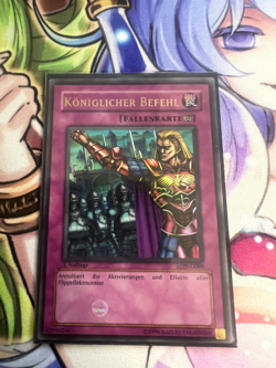 ROYAL COMMAND GERMAN ULTRA RARE 1ST LON-080 G080 LIGHT PLAY YUGIOH - Image 1