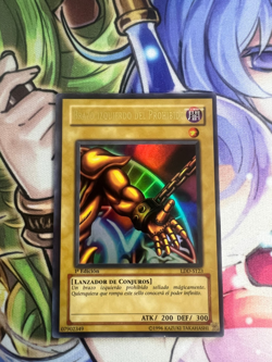 LEFT ARM OF THE FORBIDDEN ONE SPANISH 1ST LOB-123 LDD-S123 LIGHT PLAY YUGIOH - Image 1