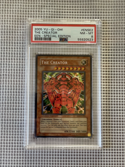 2005 Yugioh The Creator EEN-ENSE2 Limited Secret Rare PSA 8 NM - MINT - Image 1