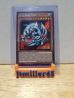 YUGIOH TCG BLUE-EYES TOON DRAGON SRL-EN000 SECRET UNLIMITED EDITION 25TH PRINT - Image 1