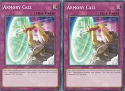 2x YUGIOH Armory Call Ignition Assault IGAS-EN077 Common 1st Edition LP - Image 1