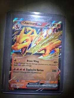 Charizard EX Pokemon Card Scarlet And Violet Promo #161 Holo Rare - Image 1