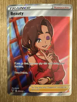 Beauty - 181/185 - Pokemon Vivid Voltage Sword & Shield Full Art Rare Card NM - Image 1