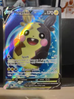 Morpeko V - 190/202 - Pokemon Sword Shield Base Set Full Art Ultra Rare Card NM - Image 1
