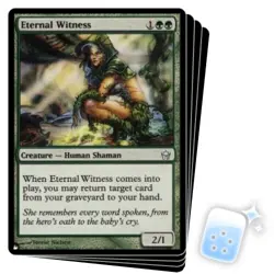 ETERNAL WITNESS (FIFTH DAWN) X4 Mystery Booster/the List Magic MTG MINT CARD - Image 1