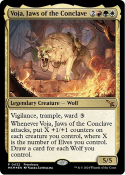 Voja, Jaws of the Conclave/Elfball/Wolf/Premium Commander/EDH Deck 100 Cards MTG - Image 2