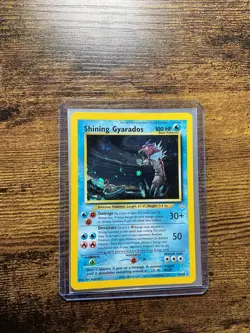 Pokemon TCG Shining Gyarados Holo Card Neo Revelation 65/64 - Image 1