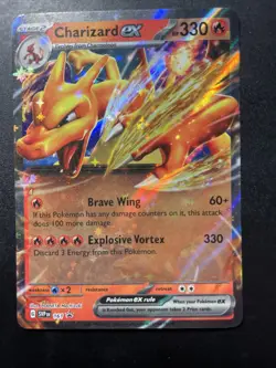 Charizard ex 161 Sv: Scarlet & Violet Promo Pokemon Card Holo Foil NM/MINT Tcg - Image 1