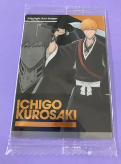 01 N Ichigo Kurosaki Bleach wafer card JUMP Japanese Japan F/S - Image 1