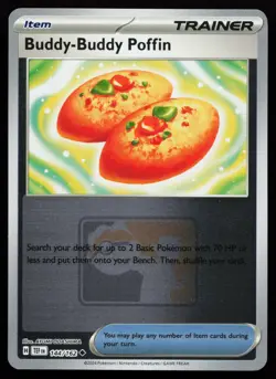 Buddy-Buddy Poffin 144/162 Promo League & Championship Cards Pokemon Card - Image 1